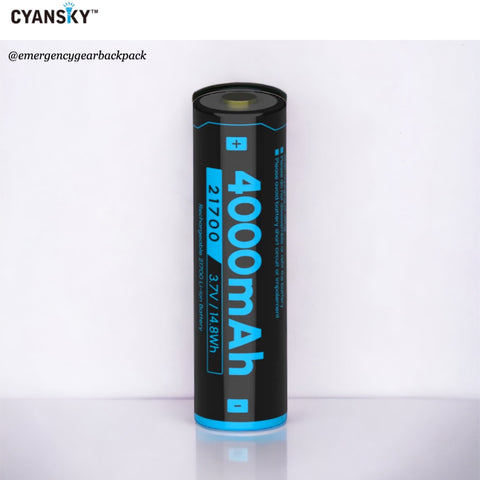 Cyansky BL2140P 21700 4000mAh 3.7V 35A High Drain Li-ion Rechargeable Battery