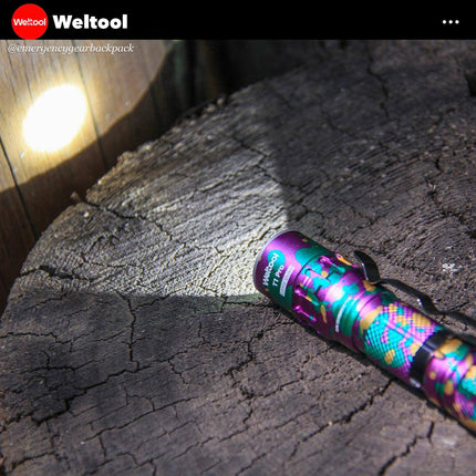 Weltool T1 Pro V2 Colorful EDC Flashlight 550 Lumens 306M