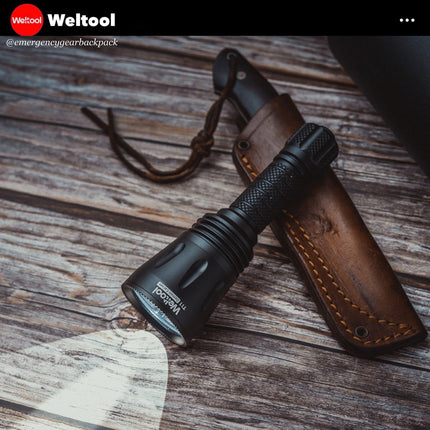 Weltool T11  Focused Long Throw Searchlight  743 Lumens 680M