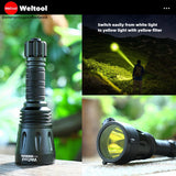 Weltool T11  Focused Long Throw Searchlight  743 Lumens 680M