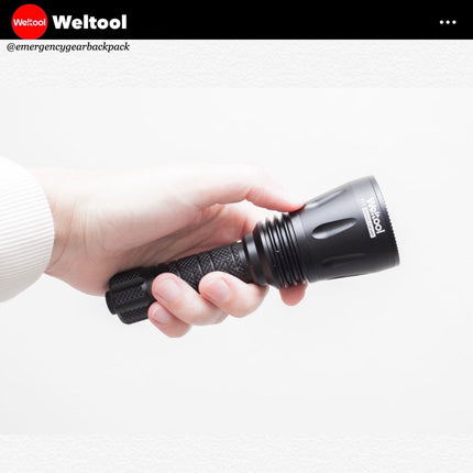 Weltool T11  Focused Long Throw Searchlight  743 Lumens 680M