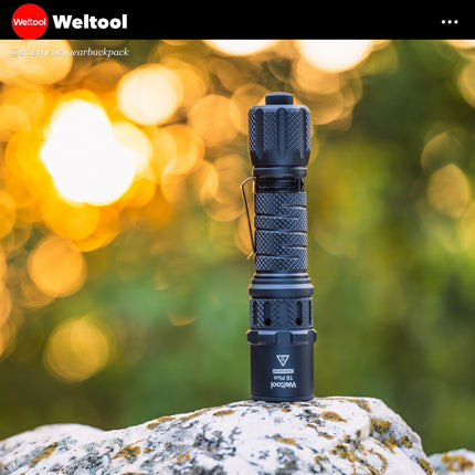 Weltool T8Plus TAC Tactical Flashlight 2180 Lumens 636M