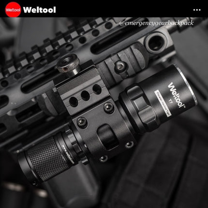 Weltool T7 Compact Tactical Flashlight 296 Lumens 201M