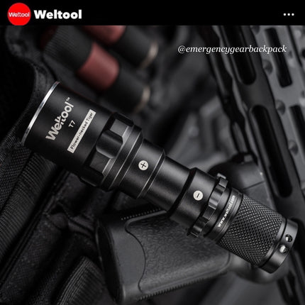Weltool T7 Compact Tactical Flashlight 296 Lumens 201M