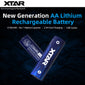 XTAR 1.5V Li-ion Battery AA 4150mWh/2500mAh (Pack 4)