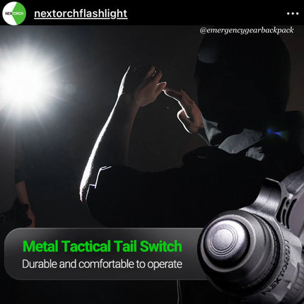 NEXTORCH TA20 Tri-Setting  Compact Tactical Flashlight 1000LMS 210M
