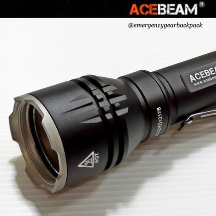 ACEBEAM L17 Ultra - long Range Flashlight (ไม่รวมแบตเตอรี่) - Emergency Gear Backpack
