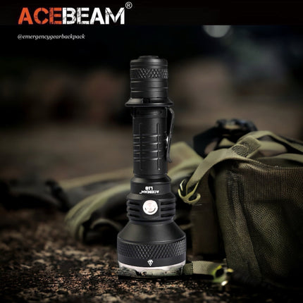 ACEBEAM L18 Tactical Flashlight 1500 Lumens 1,000M (ไม่รวมแบตเตอรี่) - Emergency Gear Backpack