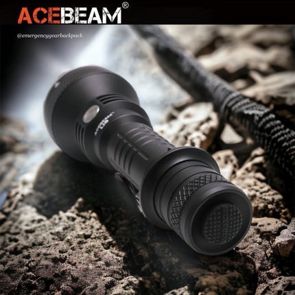 ACEBEAM L18 Tactical Flashlight 1500 Lumens 1,000M (ไม่รวมแบตเตอรี่) - Emergency Gear Backpack