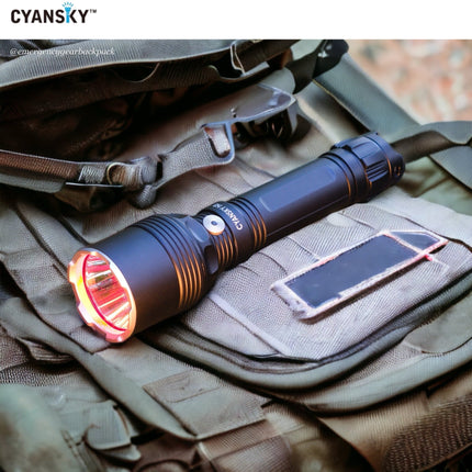 Cyansky H3V2 Multi - color Searchlight 1600LMS 575M - Emergency Gear Backpack
