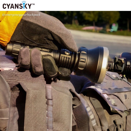 Cyansky H5GT Dual - light source Searchlight - Emergency Gear Backpack