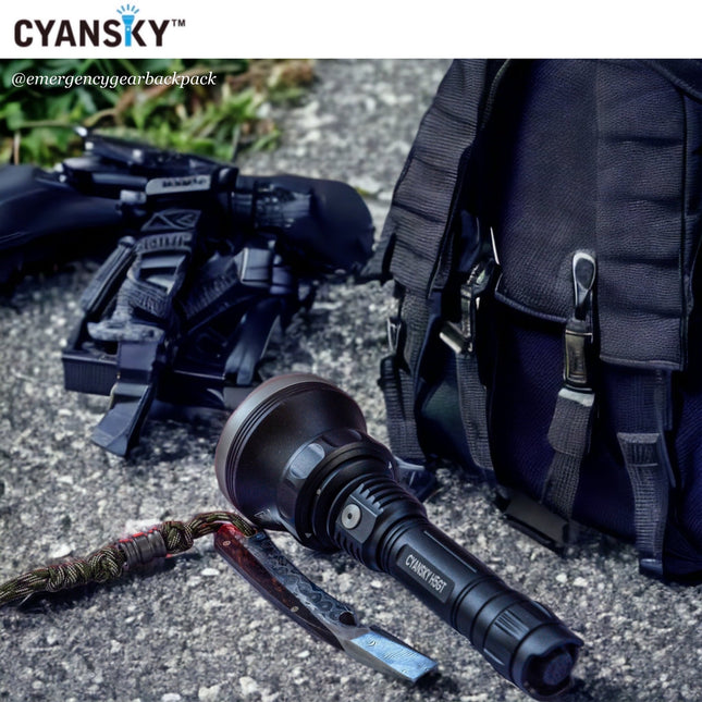 Cyansky H5GT Dual - light source Searchlight - Emergency Gear Backpack