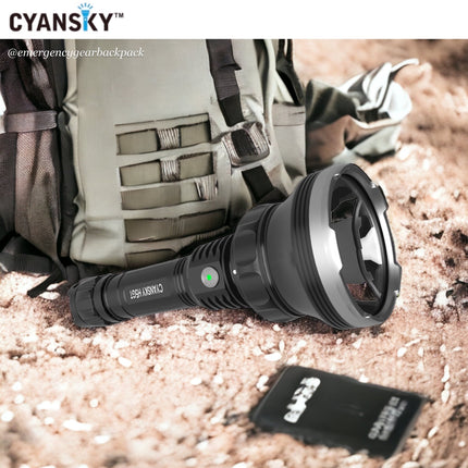Cyansky H5GT Dual - light source Searchlight - Emergency Gear Backpack