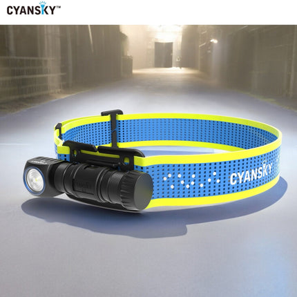 Cyansky L2 Lightweight Trail Running Headlamp 1300 LM 176M - Emergency Gear Backpack