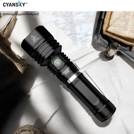 Cyansky P32R Highlight Searchlight 3000 Lumens 650M - Emergency Gear Backpack
