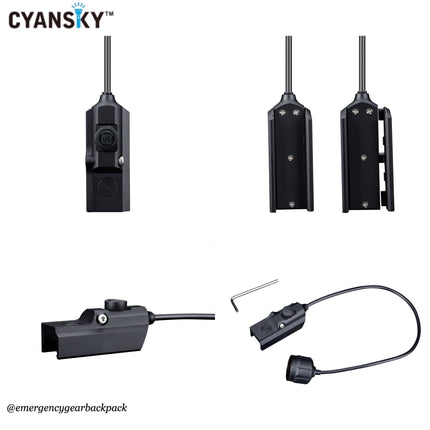 Cyansky RS02 Remote Pressure Switch - Emergency Gear Backpack