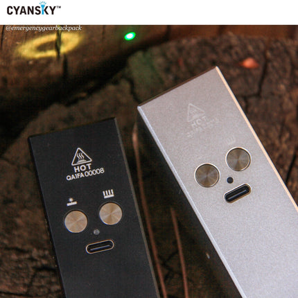Cyansky Vanguard 1500 Lumens 410M Dual Light Source EDC Flashlight - Emergency Gear Backpack