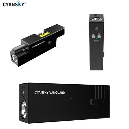 Cyansky Vanguard 1500 Lumens 410M Dual Light Source EDC Flashlight - Emergency Gear Backpack