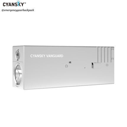 Cyansky Vanguard 1500 Lumens 410M Dual Light Source EDC Flashlight - Emergency Gear Backpack