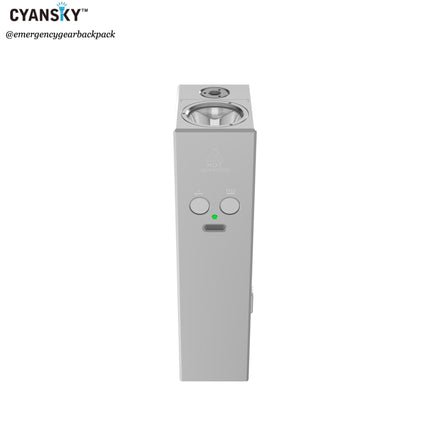 Cyansky Vanguard 1500 Lumens 410M Dual Light Source EDC Flashlight - Emergency Gear Backpack