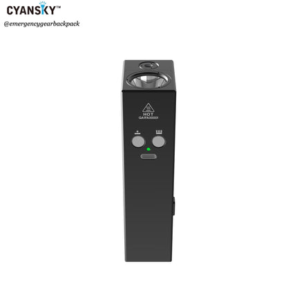 Cyansky Vanguard 1500 Lumens 410M Dual Light Source EDC Flashlight - Emergency Gear Backpack