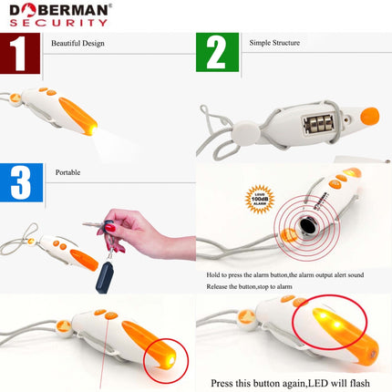 Doberman Electronic Defense Whistle SE - 0302 - Emergency Gear Backpack