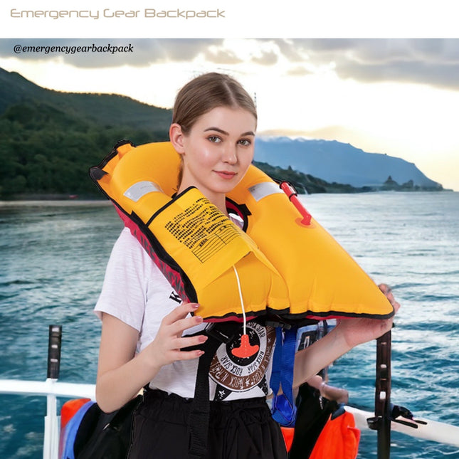 Automatic Life Jacket - Emergency Gear Backpack