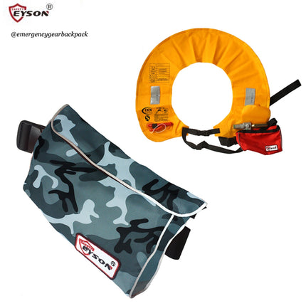 EYSON CCS602 Waist Inflatable Life Jacket CE/SOLAS Certified - Emergency Gear Backpack