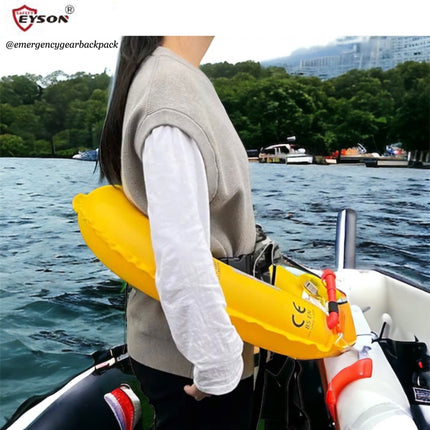EYSON CCS602 Waist Inflatable Life Jacket CE/SOLAS Certified - Emergency Gear Backpack