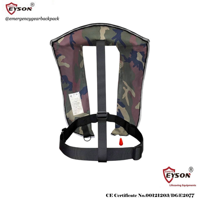 EYSON YSH701 - 275N Inflatable Life Jacket CE/SOLAS Certified - Emergency Gear Backpack