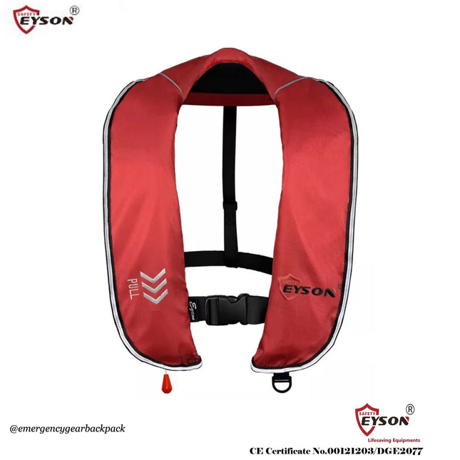 EYSON YSH701 Inflatable Life Jacket CE/SOLAS Certified - Emergency Gear Backpack
