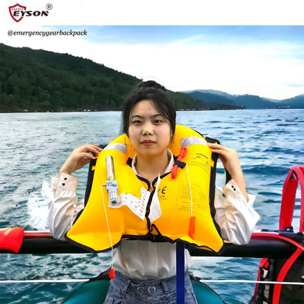 EYSON YSH709 Inflatable Life Jacket CE/SOLAS Certified - Emergency Gear Backpack