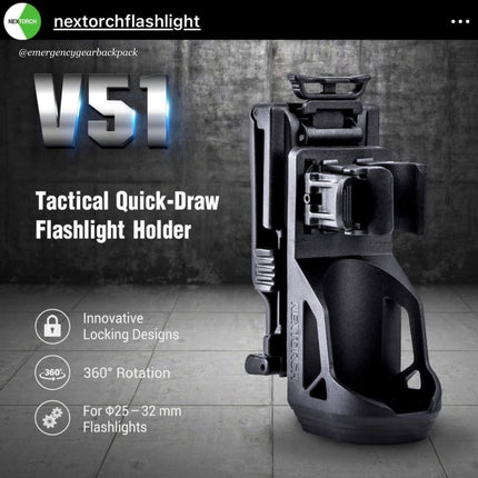 NEXTORCH E52C 3000 LM 210M Outdoor Flashlight - Emergency Gear Backpack