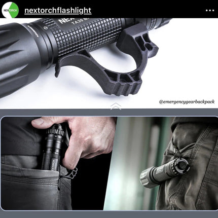 NEXTORCH FR - 2 Tactical Flashlight Ring - Emergency Gear Backpack