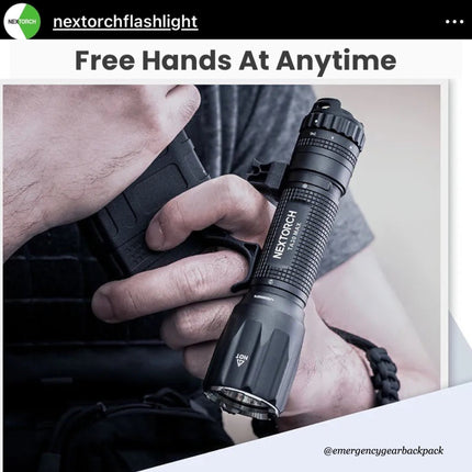 NEXTORCH FR - 2 Tactical Flashlight Ring - Emergency Gear Backpack