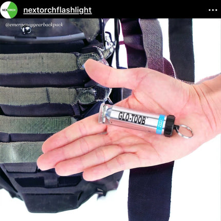 NEXTORCH Glo - Toob GT - AAA PRO Emergency Marker Light 200M Diving Depth - Emergency Gear Backpack