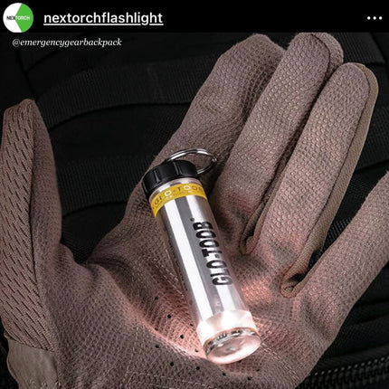 NEXTORCH Glo - Toob GT - AAA PRO Emergency Marker Light 200M Diving Depth - Emergency Gear Backpack