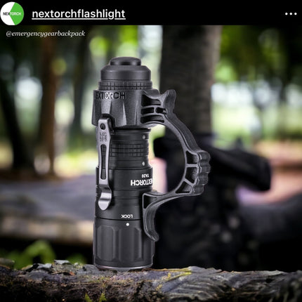 NEXTORCH TA20 Tri - Setting Compact Tactical Flashlight 1000LMS 210M - Emergency Gear Backpack