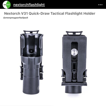 NEXTORCH TA20 Tri - Setting Compact Tactical Flashlight 1000LMS 210M - Emergency Gear Backpack