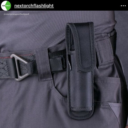 NEXTORCH V10 CORDURA Flashlights Holster - Emergency Gear Backpack