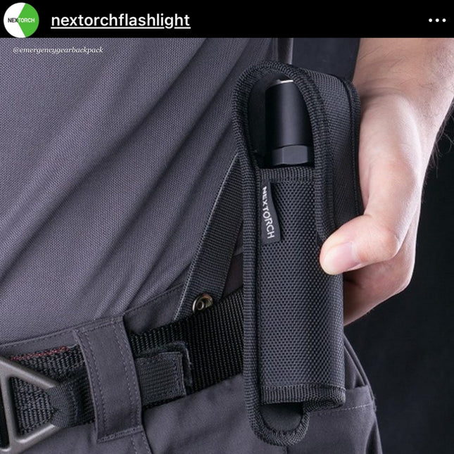 NEXTORCH V10 CORDURA Flashlights Holster - Emergency Gear Backpack