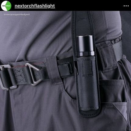 NEXTORCH V10 CORDURA Flashlights Holster - Emergency Gear Backpack