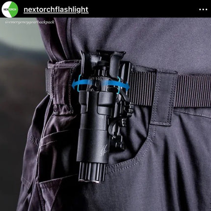 NEXTORCH V31 Quick - Draw Tactical Flashlight Holster - Emergency Gear Backpack