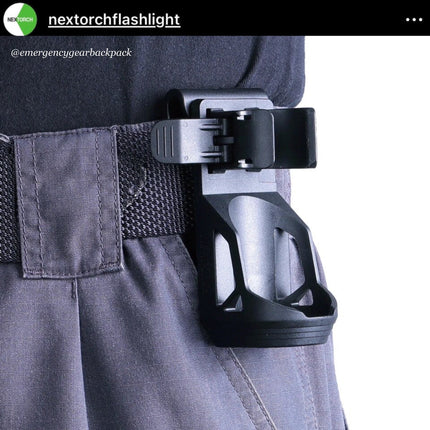 NEXTORCH V5 Quick - Draw Tactical Flashlight Holster - Emergency Gear Backpack