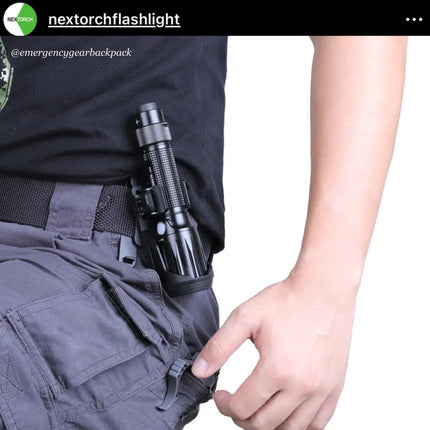 NEXTORCH V5 Quick - Draw Tactical Flashlight Holster - Emergency Gear Backpack