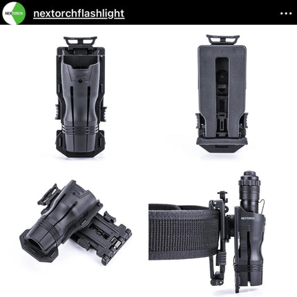 NEXTORCH V61 Quick - Draw Tactical Flashlight Holster - Emergency Gear Backpack