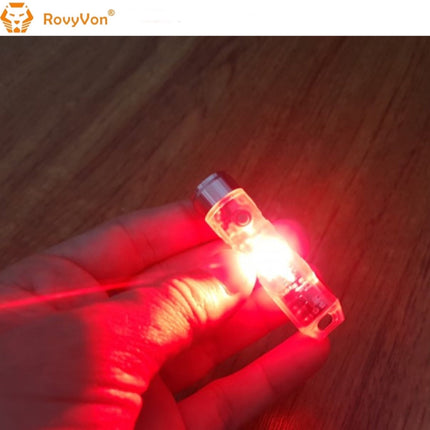 RovyVon Aurora A8x Nichia 219C UV/Red/White EDC Keychain Flashlight - Emergency Gear Backpack