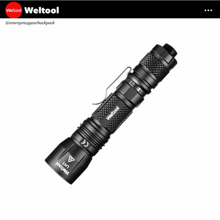 Weltool BB3 Body+TC59 Tailcap ชุดลำตัวยาวสำหรับ LH1 - Emergency Gear Backpack