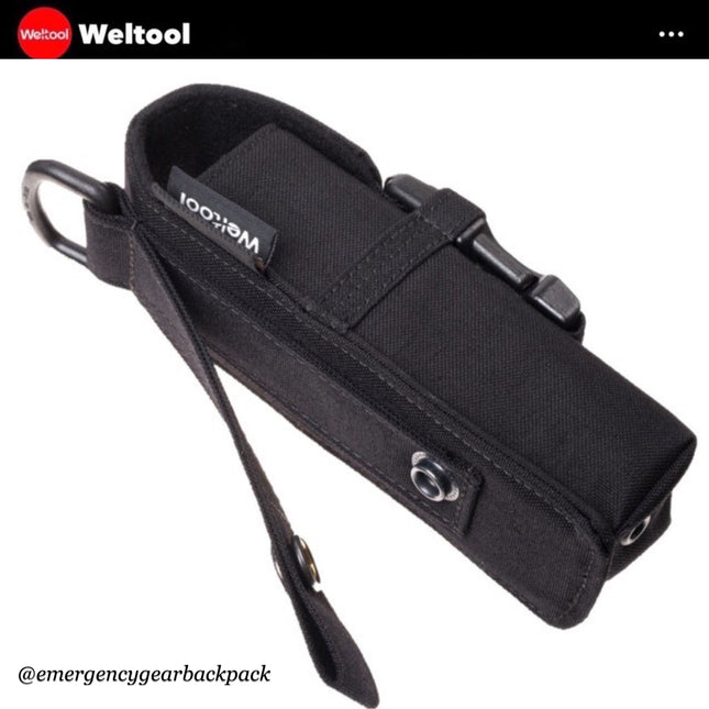Weltool FH1 Tactical CORDURA Flashlight Holster - Emergency Gear Backpack