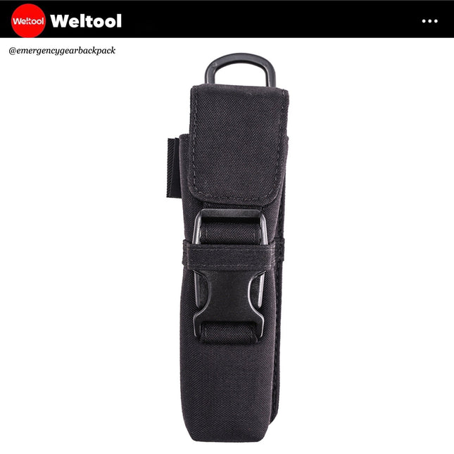 Weltool FH5 V2.0 CORDURA Flashlight Holster - Emergency Gear Backpack